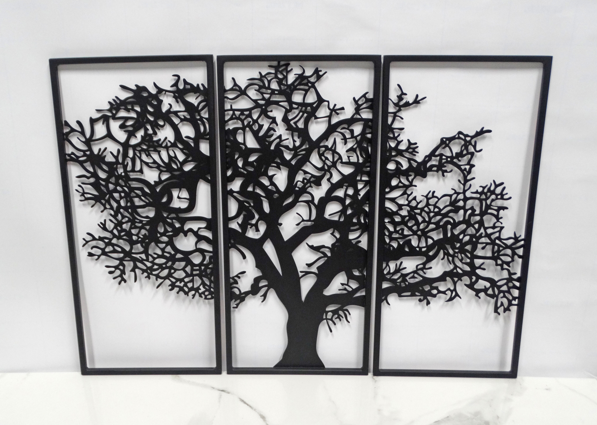 Quadro Árvore Geométrica  Decoração de Parede Design Moderno Árvore Originalidade Arte de Alta Qualidade Arte Contemporânea Elegância Durabilidade Quadros Decorativos para Sala Quarto Escritório Moderno