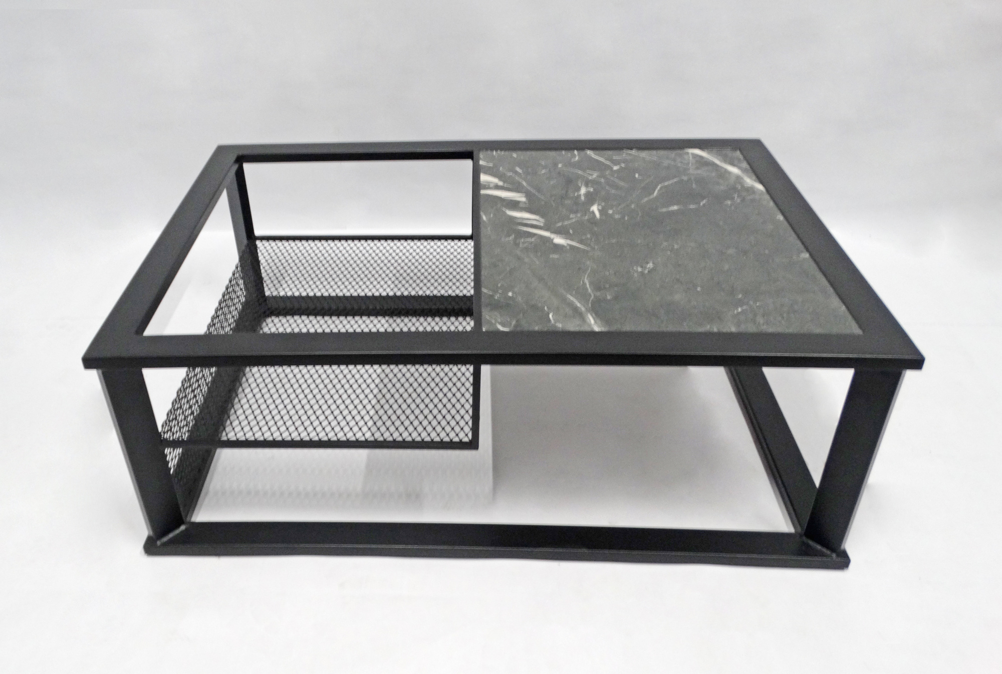 Mesa de Centro Barletta Luxo para Sala Diferente Móveis Decoração Sala de Estar Design 